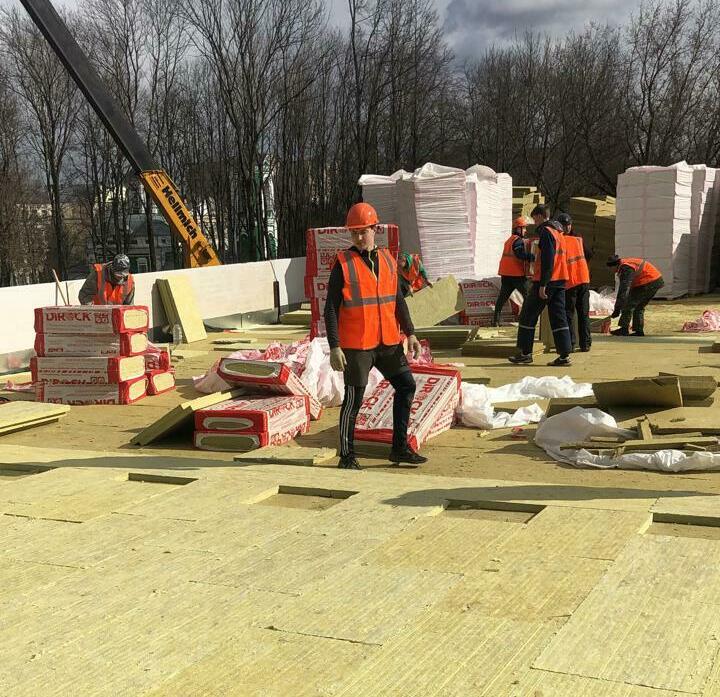 базальтовый утеплитель для кровли  dIROCK руф в профит 160