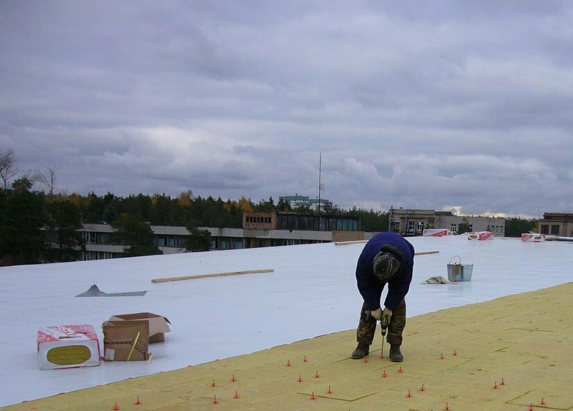 Кровельная полимерная мембрана ECOPLAST (Экопласт) V-RP 1,2 мм