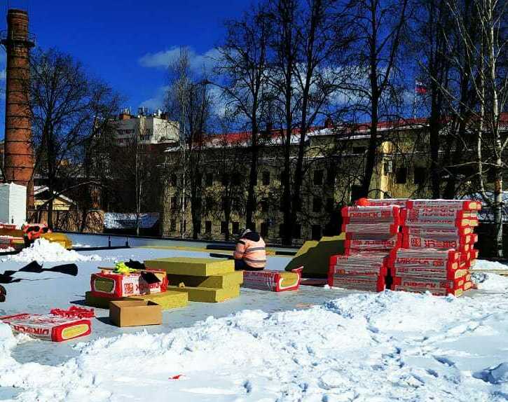 Базальтовый утеплитель для кровли dIROCK руф в 190